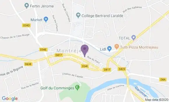 Localisation Caisse d