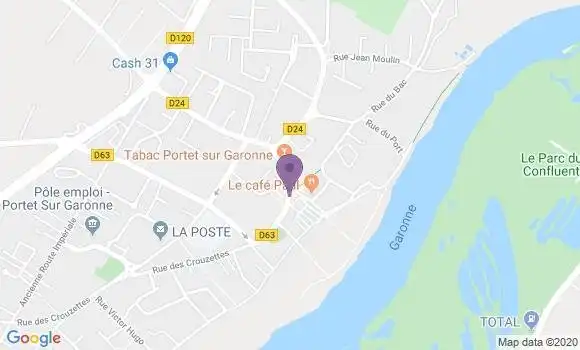 Localisation Caisse d