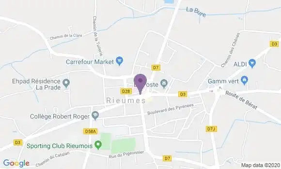 Localisation Caisse d