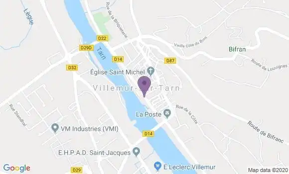 Localisation Caisse d
