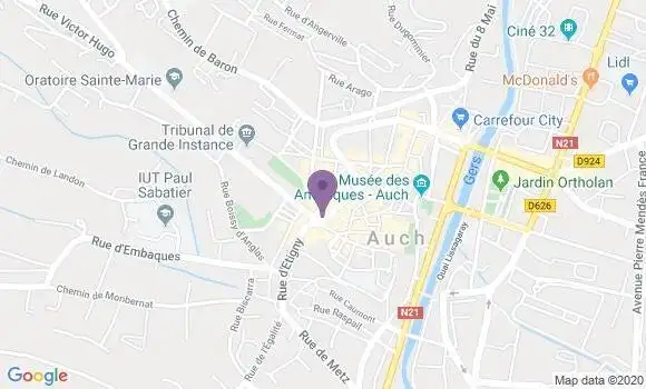 Localisation Caisse d