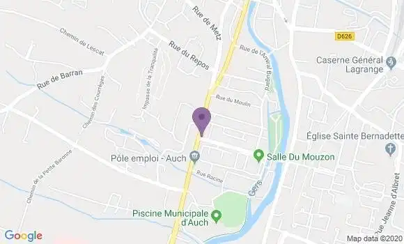 Localisation Caisse d