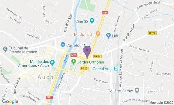 Localisation Caisse d
