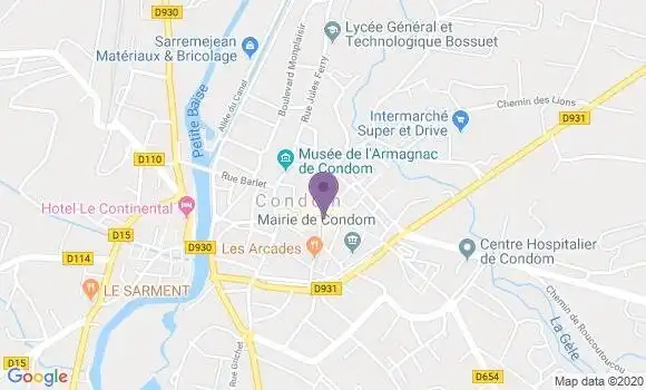 Localisation Caisse d
