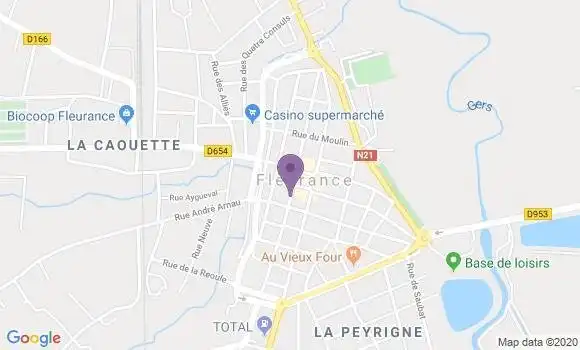 Localisation Caisse d