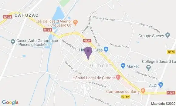 Localisation Caisse d