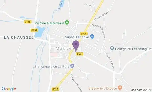 Localisation Caisse d