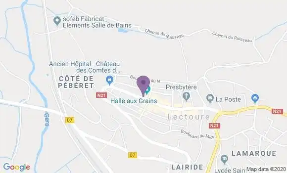 Localisation Caisse d