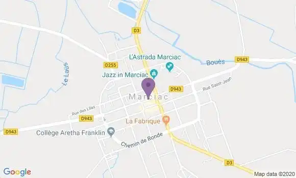 Localisation Caisse d