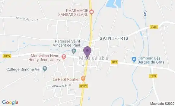 Localisation Caisse d