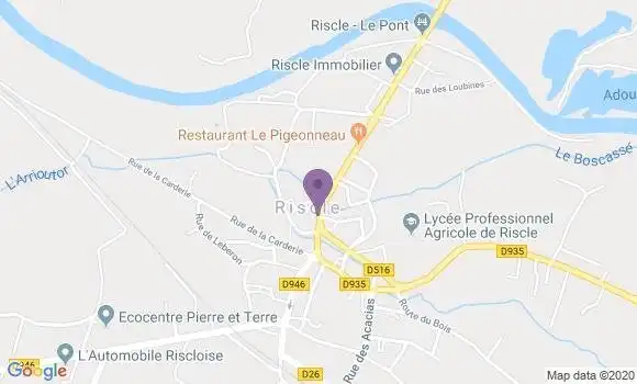 Localisation Caisse d