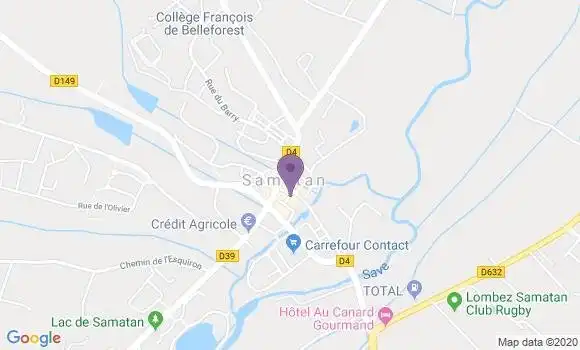 Localisation Caisse d