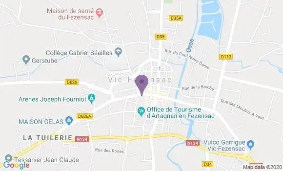 Localisation Caisse d