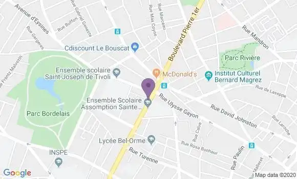 Localisation Caisse d