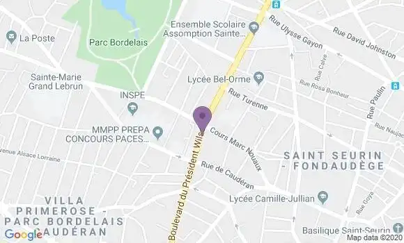 Localisation Caisse d