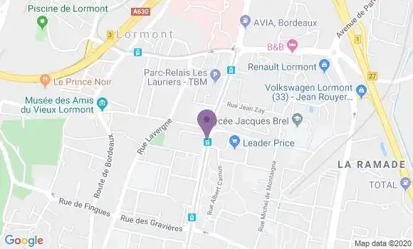 Localisation Caisse d