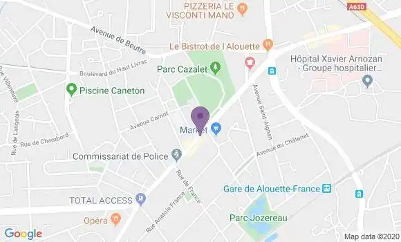 Localisation Caisse d