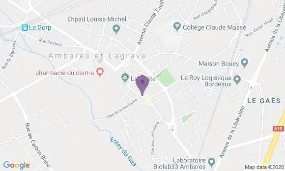 Localisation Caisse d