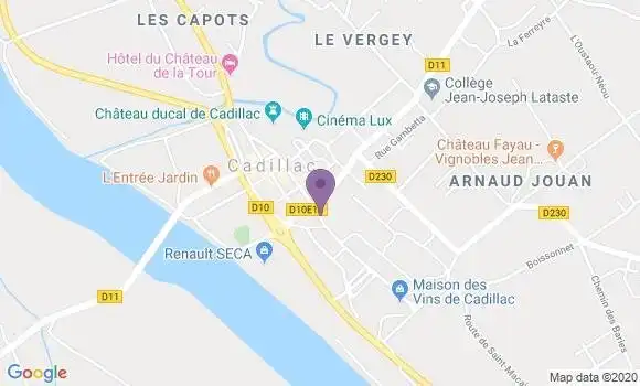 Localisation Caisse d