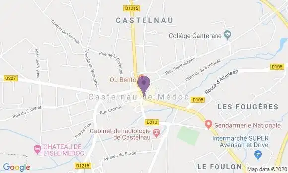 Localisation Caisse d