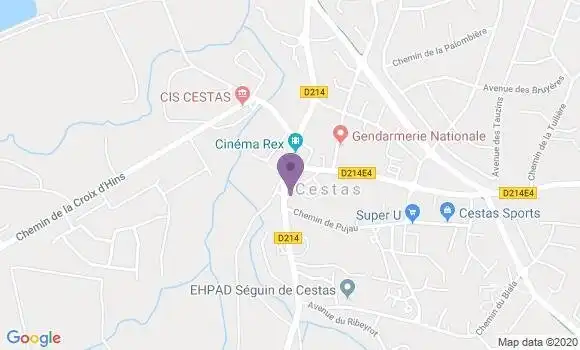 Localisation Caisse d