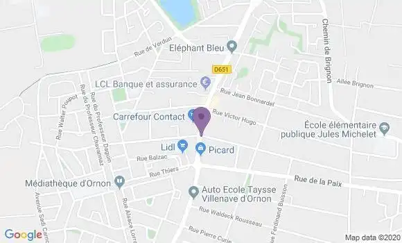 Localisation Caisse d