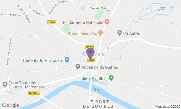 Localisation Caisse d