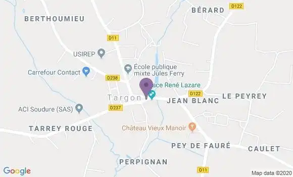Localisation Caisse d