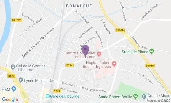 Localisation Caisse d