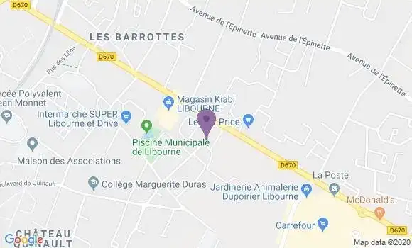 Localisation Caisse d