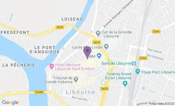 Localisation Caisse d