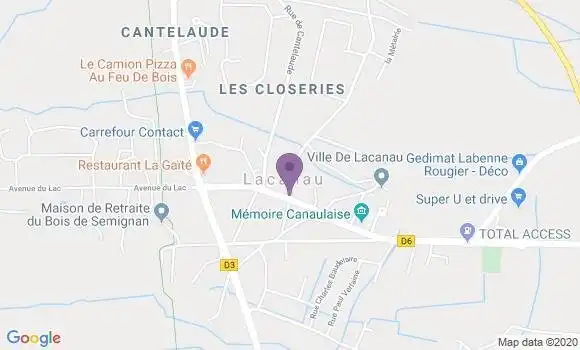 Localisation Caisse d