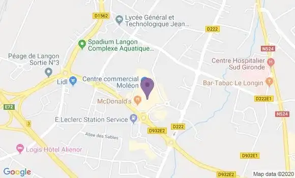 Localisation Caisse d