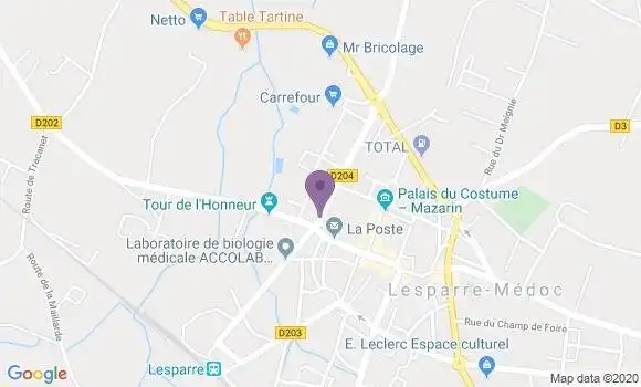 Localisation Caisse d