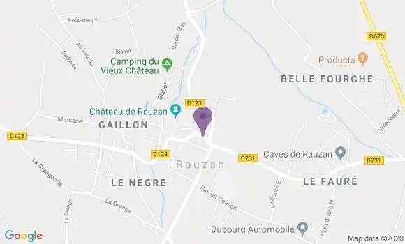 Localisation Caisse d