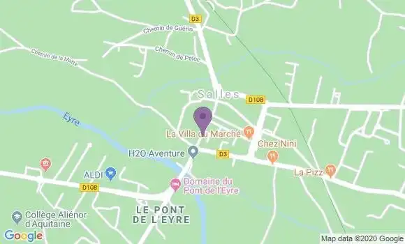 Localisation Caisse d