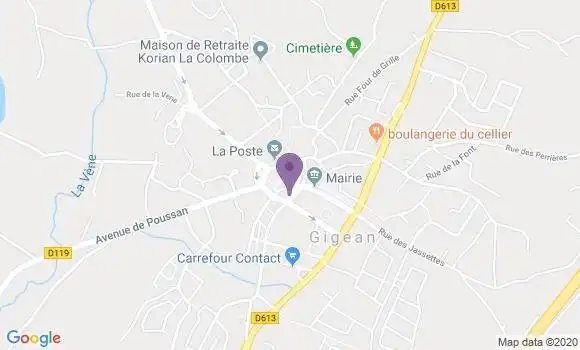 Localisation Caisse d