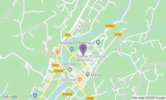 Localisation Caisse d