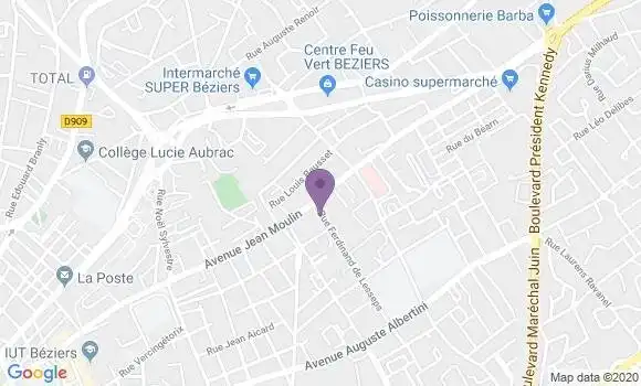 Localisation Caisse d