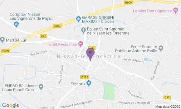 Localisation Caisse d