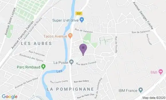 Localisation Caisse d