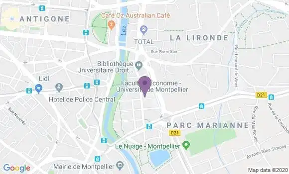Localisation Caisse d