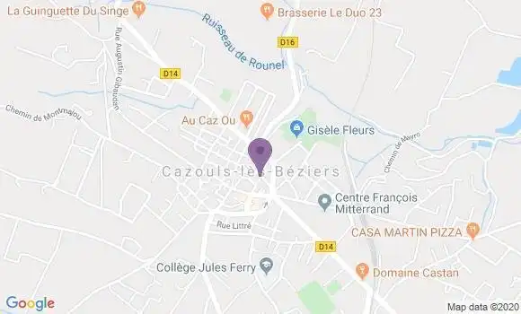 Localisation Caisse d