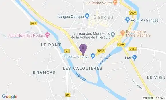 Localisation Caisse d