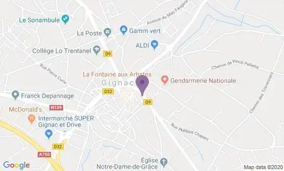 Localisation Caisse d