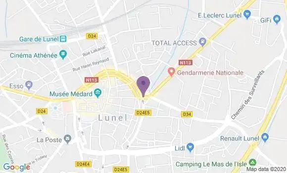 Localisation Caisse d