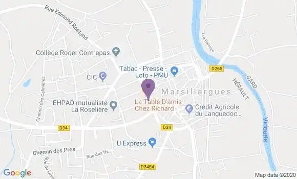 Localisation Caisse d