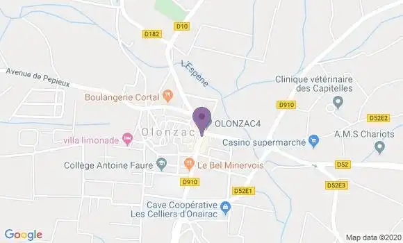 Localisation Caisse d