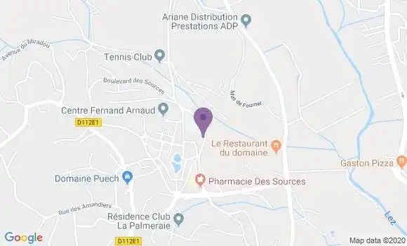 Localisation Caisse d