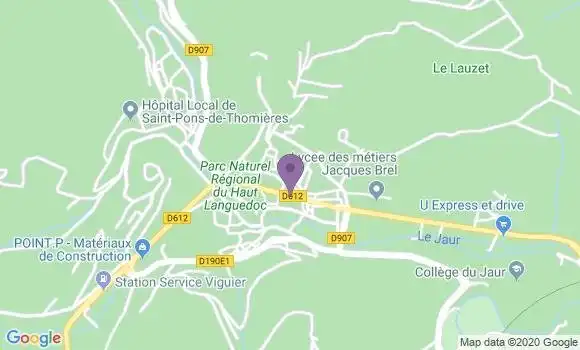 Localisation Caisse d